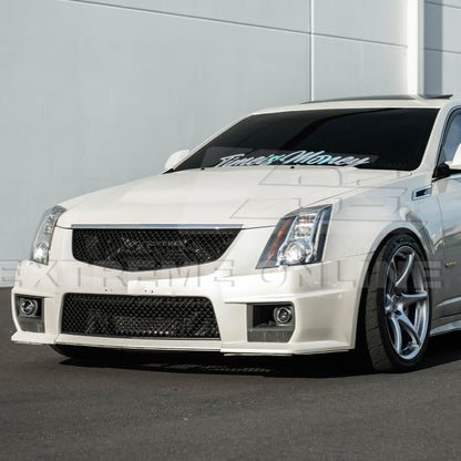 2009-15 Cadillac CTS-V Front Upper Badgeless Grille image 4