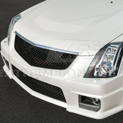 2009-15 Cadillac CTS-V Front Upper Badgeless Grille image 5