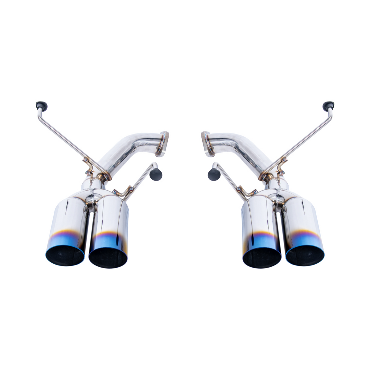 2022-Up Subaru WRX | Boso Muffler Delete Quad Burnt Tips Axle Back Exhaust image 27