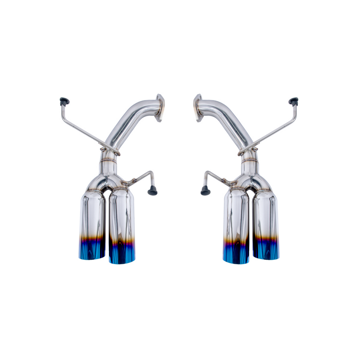 2022-Up Subaru WRX | Boso Muffler Delete Quad Burnt Tips Axle Back Exhaust image 29