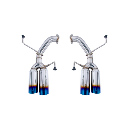 2022-Up Subaru WRX | Boso Muffler Delete Quad Burnt Tips Axle Back Exhaust image 29
