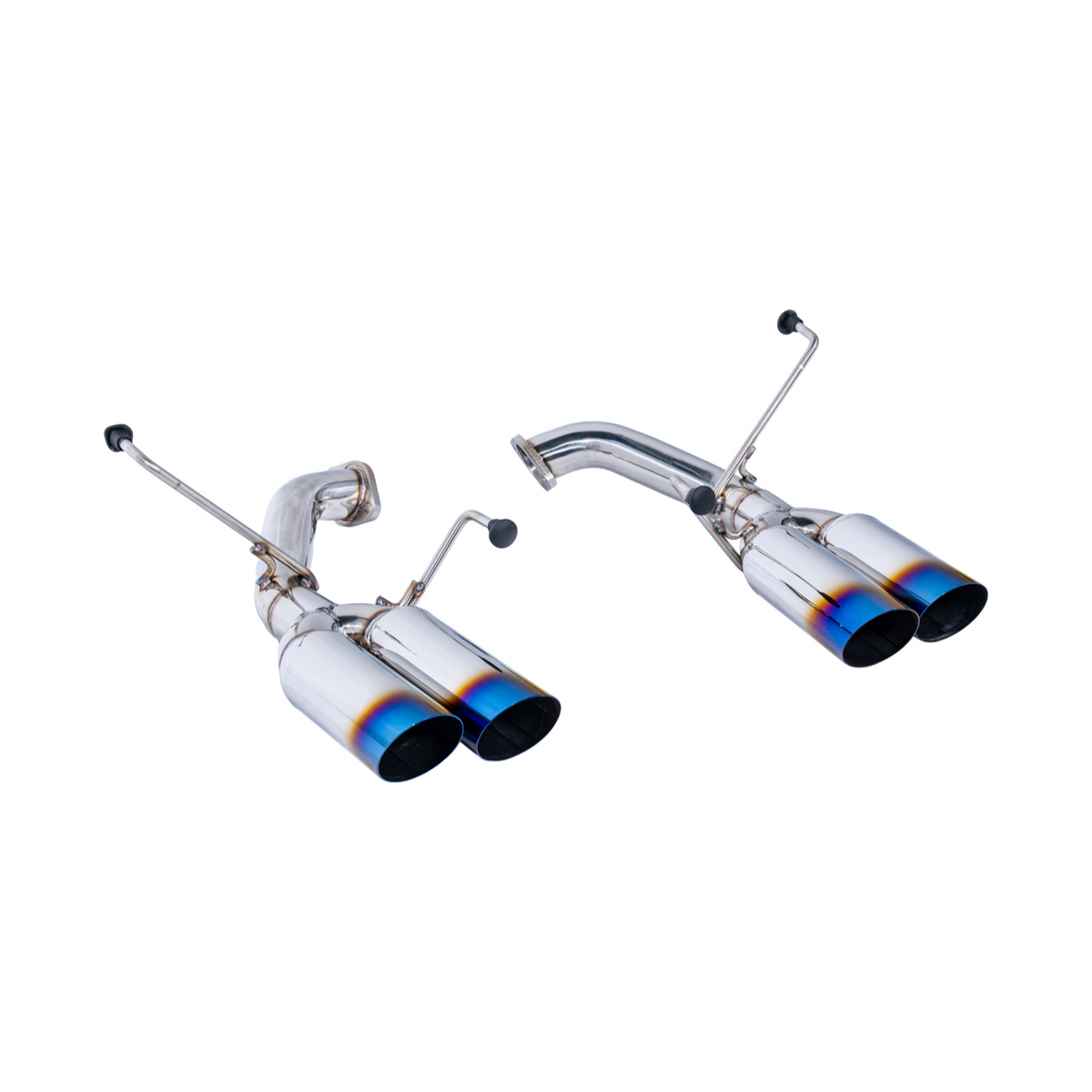 2022-Up Subaru WRX | Boso Muffler Delete Quad Burnt Tips Axle Back Exhaust image 26