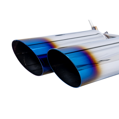 2022-Up Subaru WRX | Boso Muffler Delete Quad Burnt Tips Axle Back Exhaust image 30
