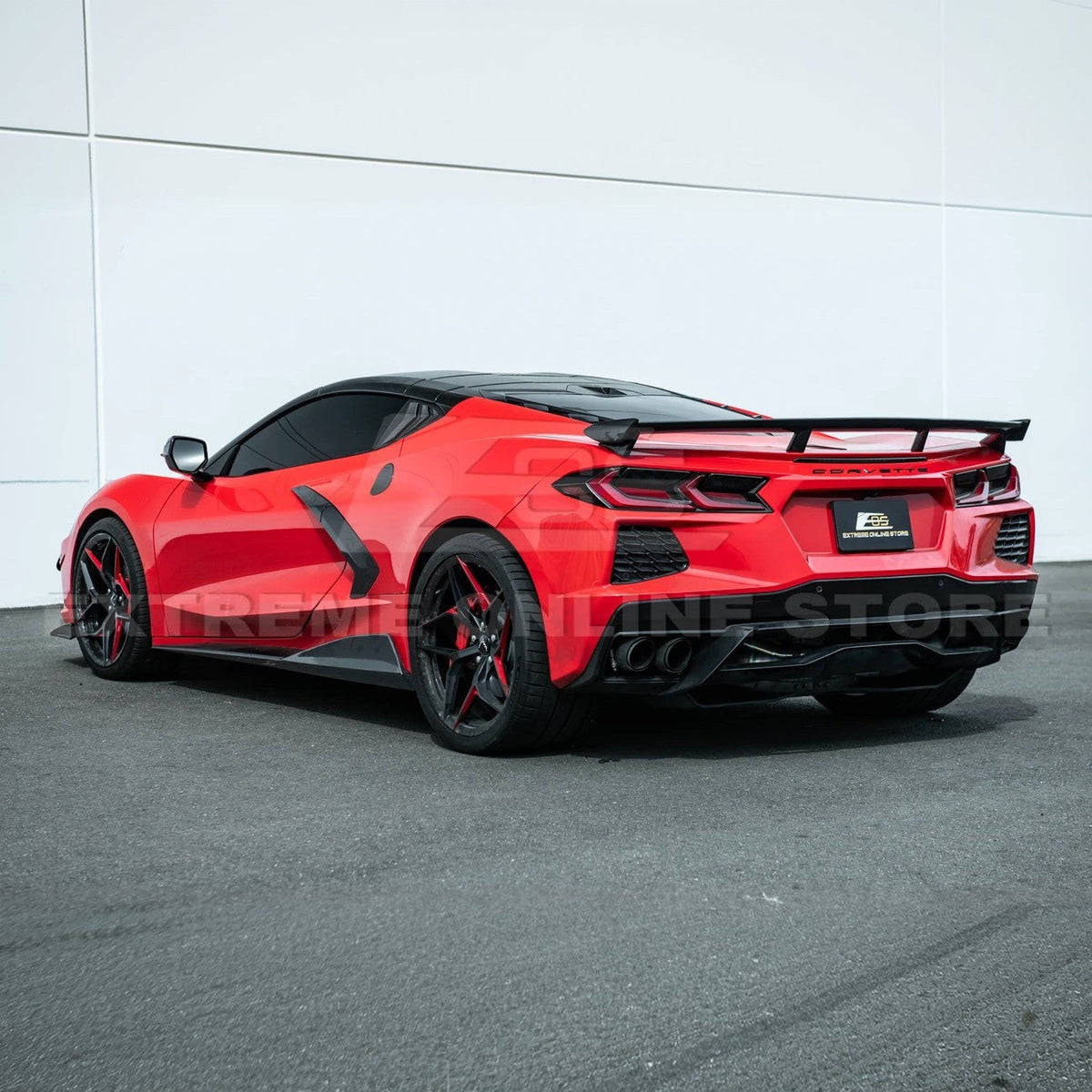 2020-Up Corvette C8 Z51 Facelifted Rear Trunk High Wing Spoiler image 37