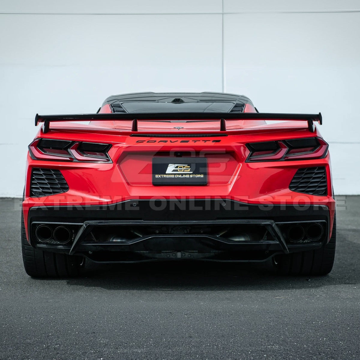 2020-Up Corvette C8 Z51 Facelifted Rear Trunk High Wing Spoiler image 39