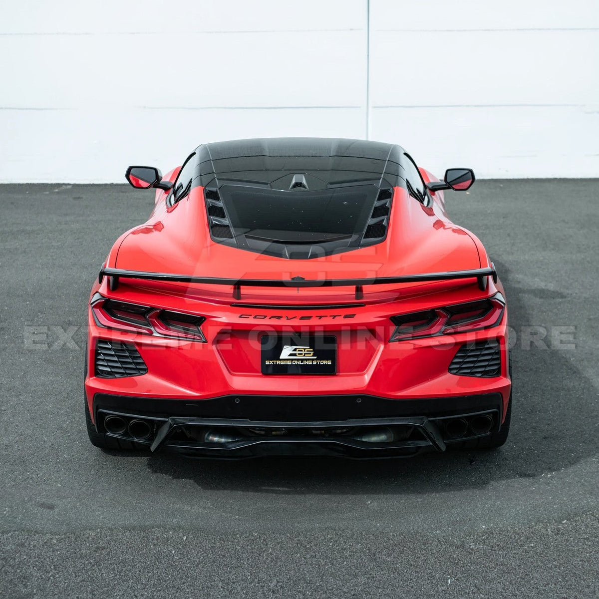 2020-Up Corvette C8 Z51 Facelifted Rear Trunk High Wing Spoiler image 40