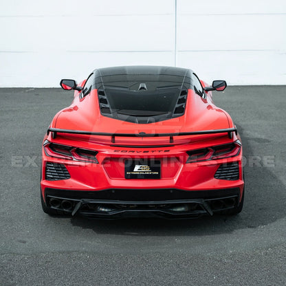 2020-Up Corvette C8 Z51 Facelifted Rear Trunk High Wing Spoiler image 40
