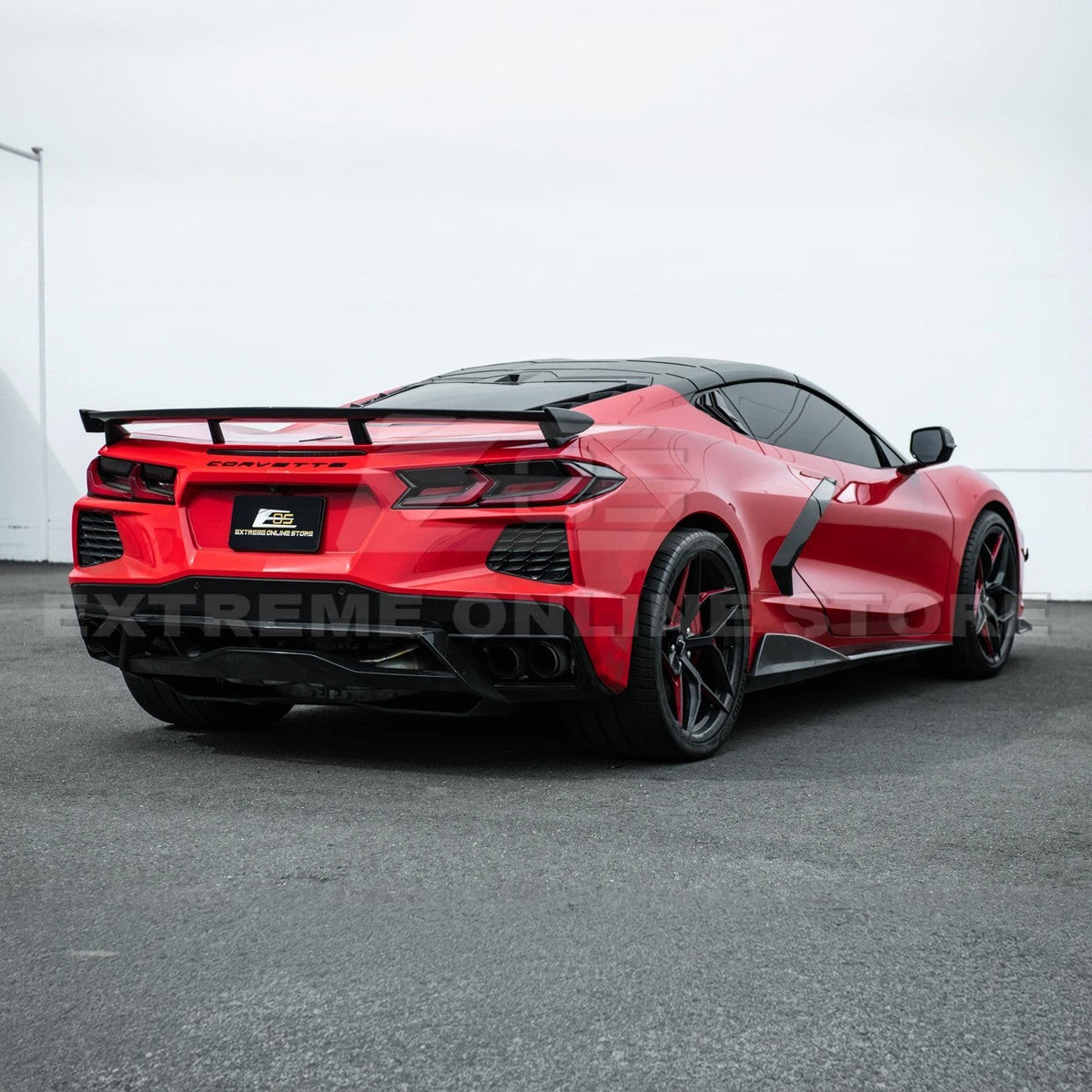 2020-Up Corvette C8 Z51 Facelifted Rear Trunk High Wing Spoiler image 41