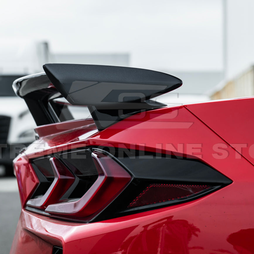 2020-Up Corvette C8 Z51 Facelifted Rear Trunk High Wing Spoiler image 44