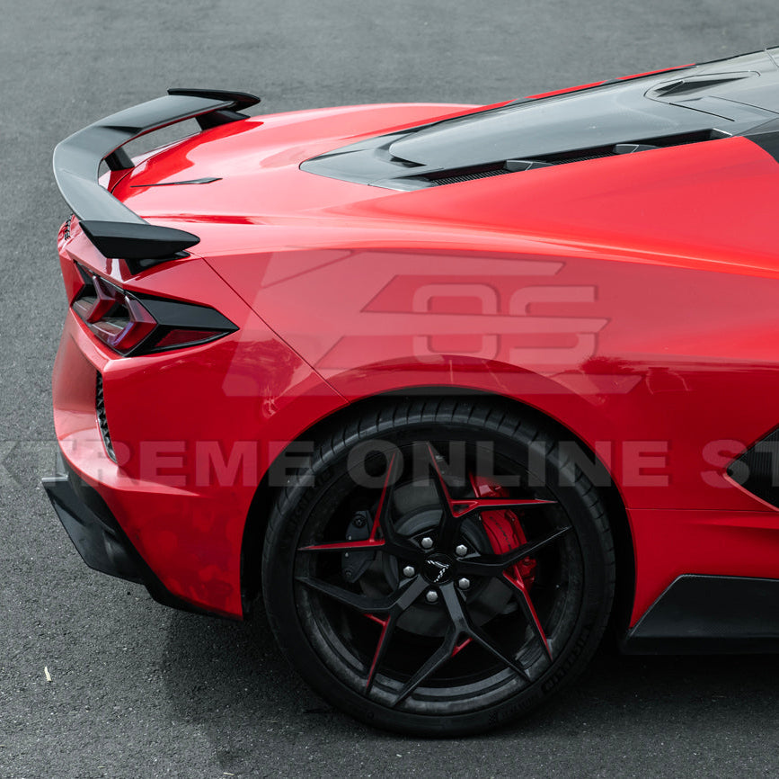 2020-Up Corvette C8 Z51 Facelifted Rear Trunk High Wing Spoiler image 43
