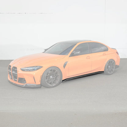 2021-Up BMW G80 M3 | 3D Style Add-On Side Skirts Panel Extension image 1