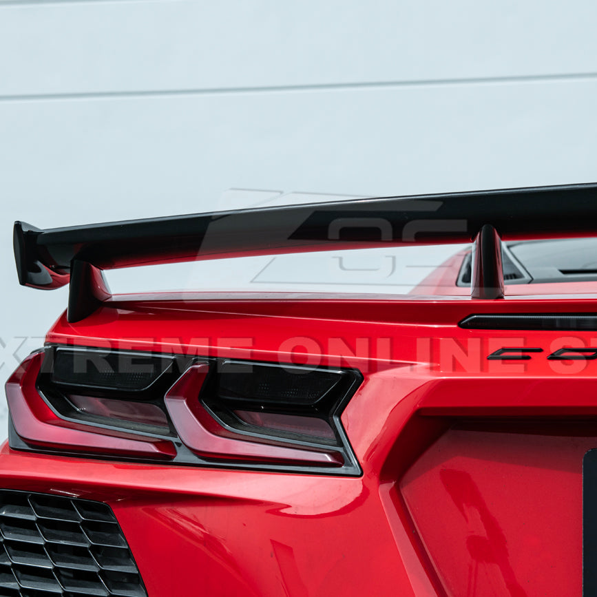 2020-Up Corvette C8 Z51 Facelifted Rear Trunk High Wing Spoiler image 49