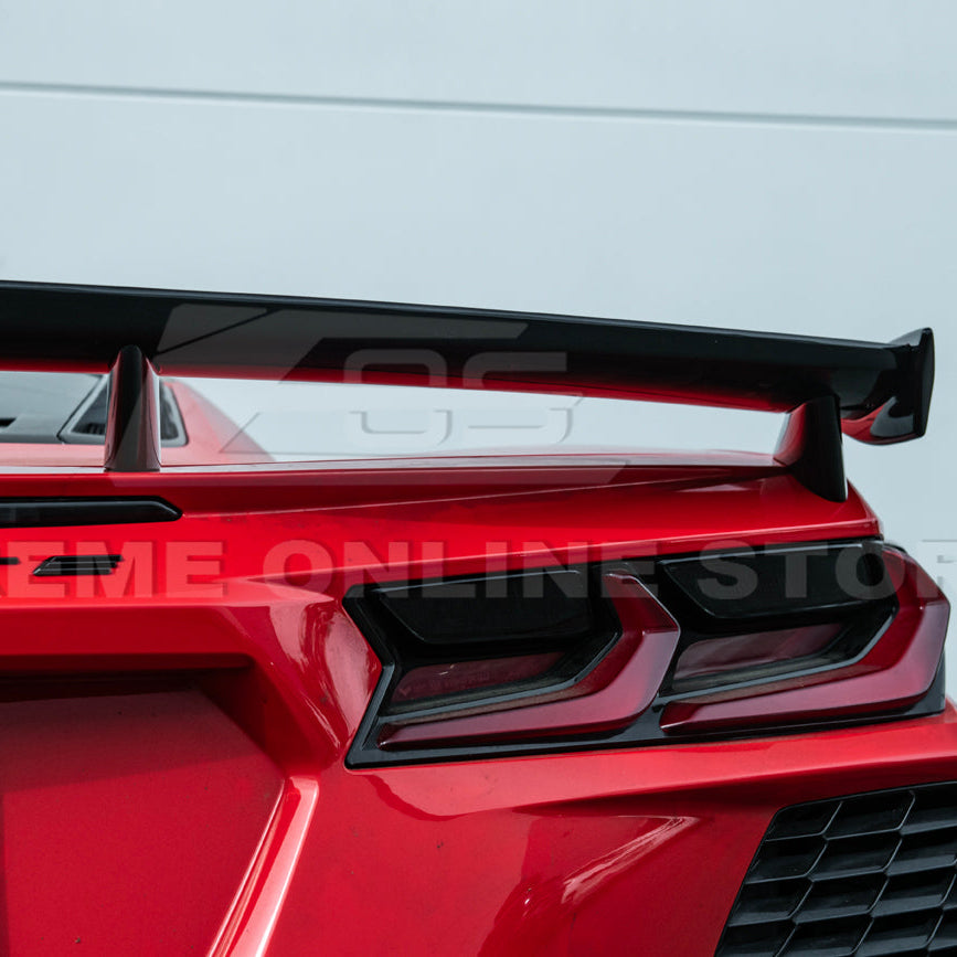 2020-Up Corvette C8 Z51 Facelifted Rear Trunk High Wing Spoiler image 50