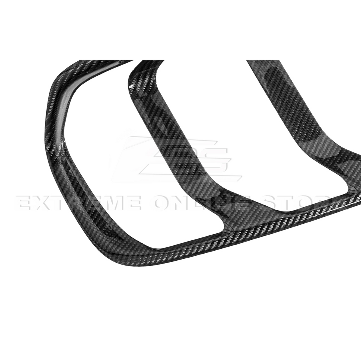 2015-17 Ford Mustang DRY CARBON FIBER Rear Tail Light Trim Bezel Cover Pair image 18