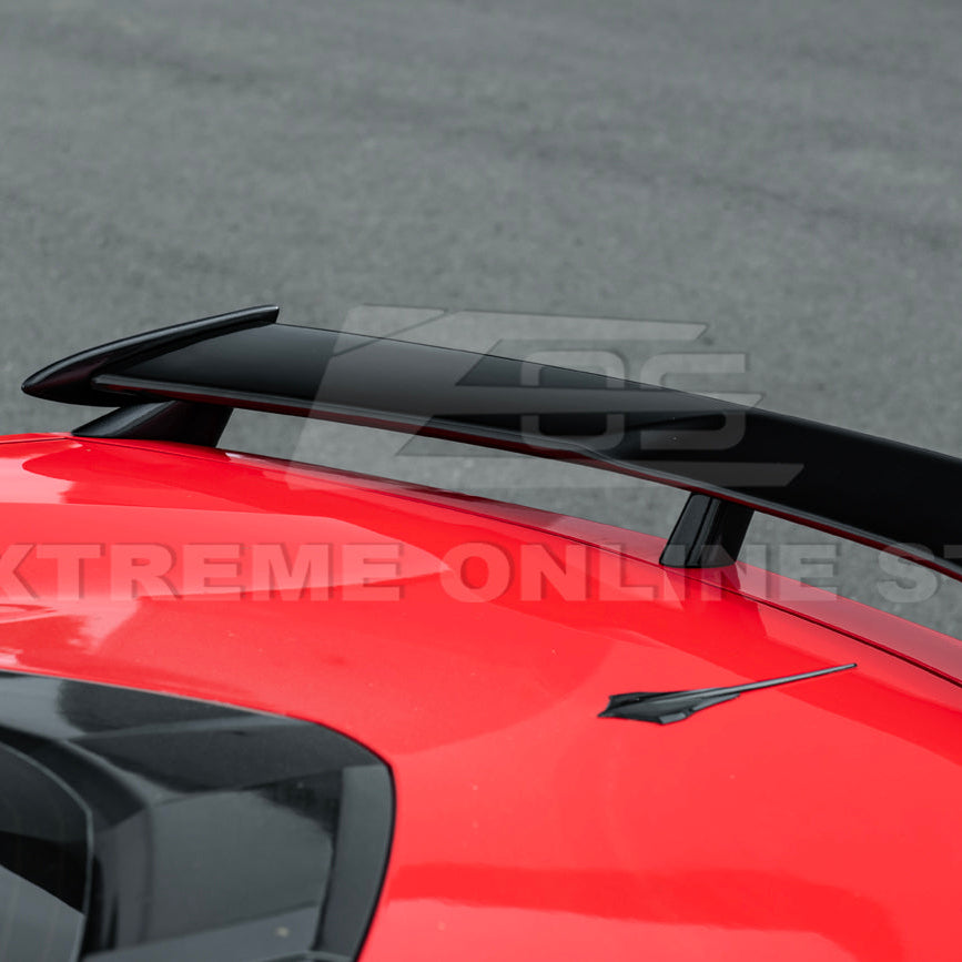 2020-Up Corvette C8 Z51 Facelifted Rear Trunk High Wing Spoiler image 51