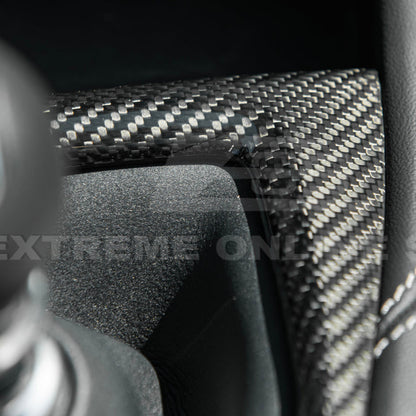 2024-Up Mustang DRY CARBON FIBER Gear Shift Panel Cover image 26