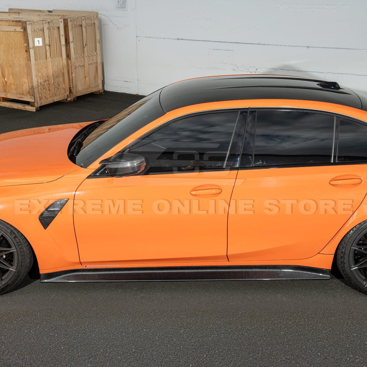 2021-Up BMW G80 M3 | 3D Style Add-On Side Skirts Panel Extension image 11