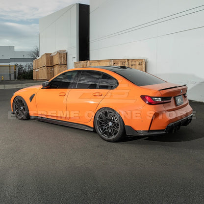 2021-Up BMW G80 M3 | 3D Style Add-On Side Skirts Panel Extension image 12