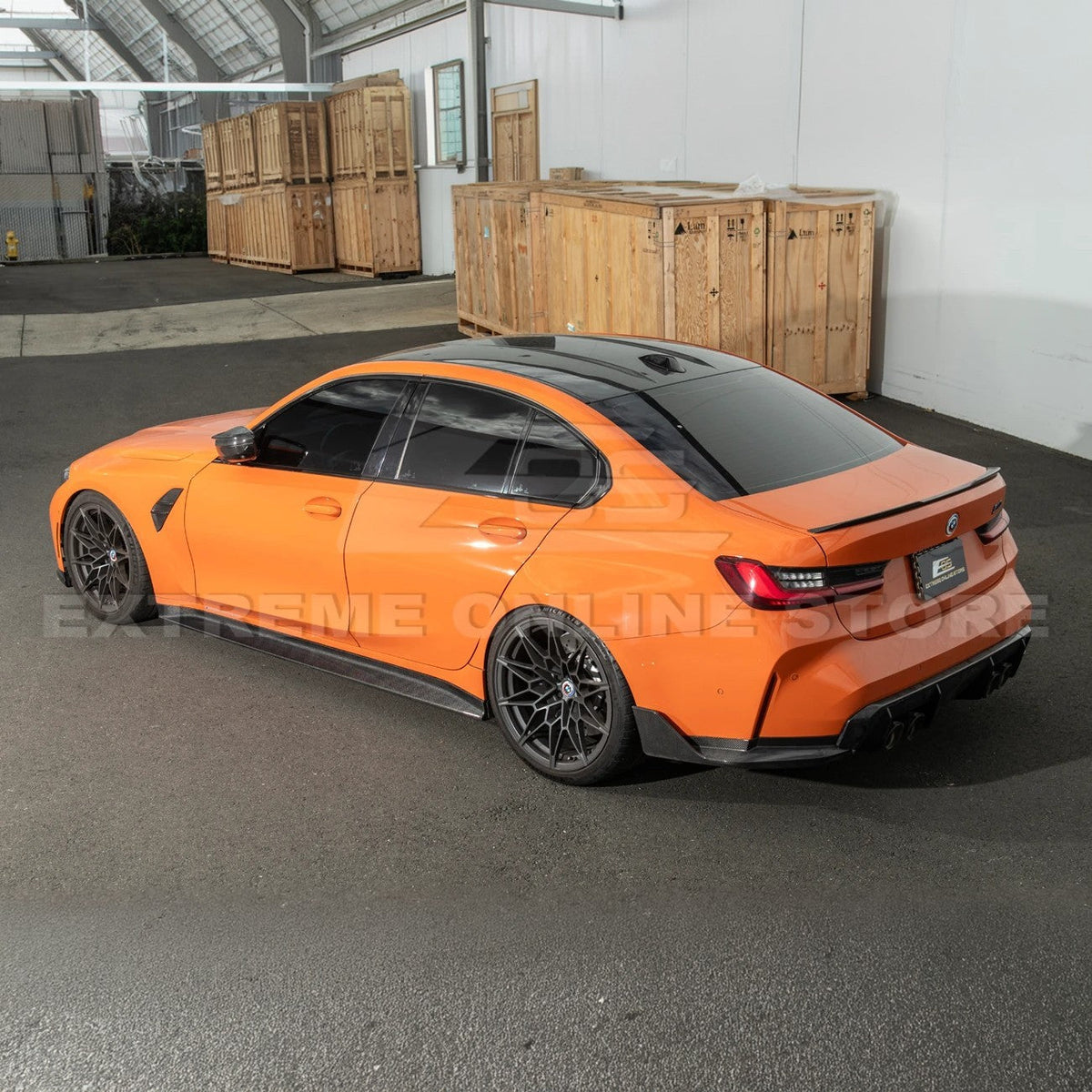 2021-Up BMW G80 M3 | 3D Style Add-On Side Skirts Panel Extension image 13