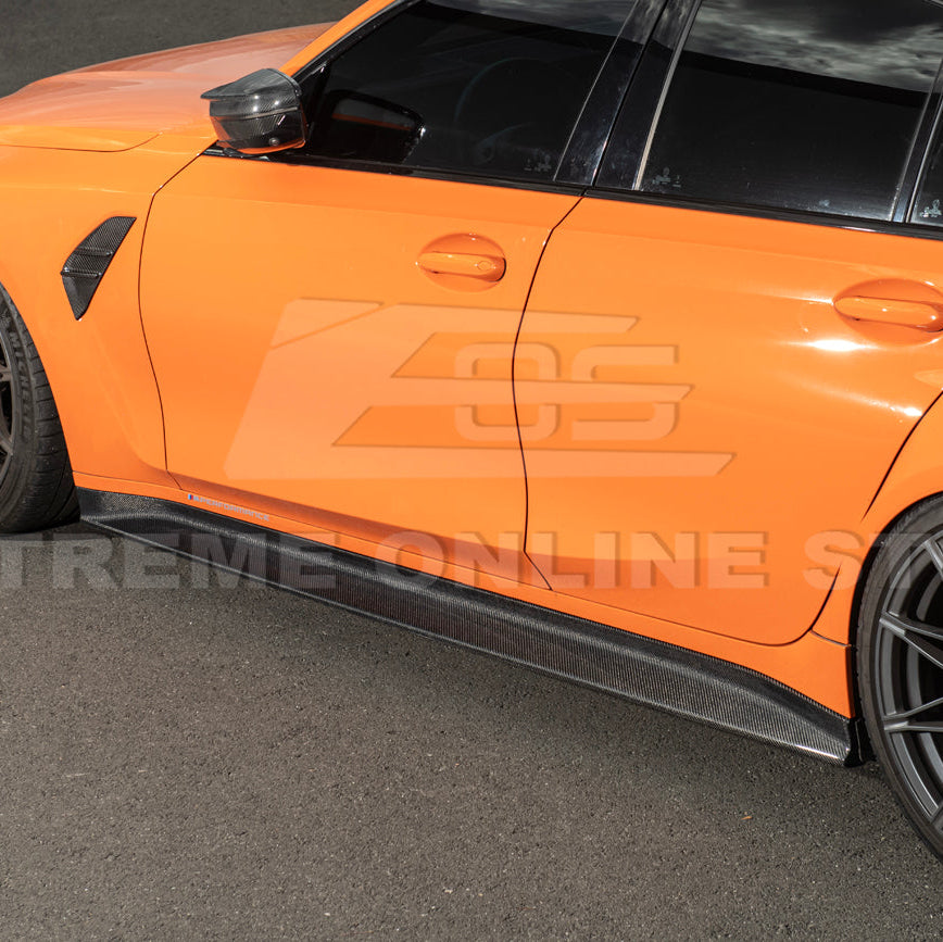 2021-Up BMW G80 M3 | 3D Style Add-On Side Skirts Panel Extension image 14