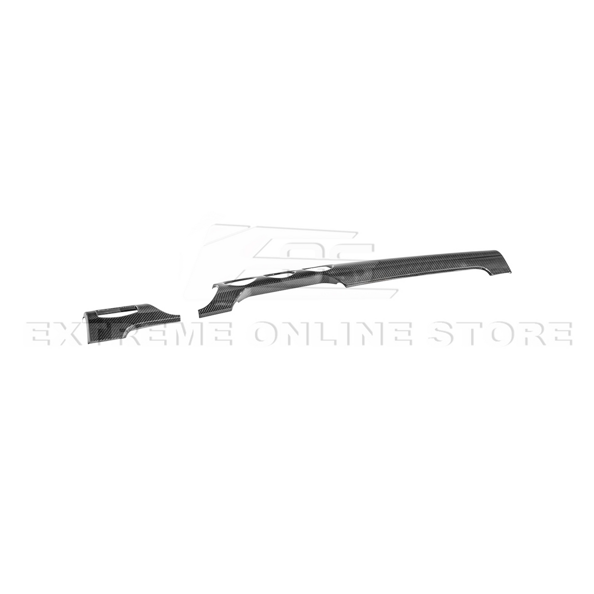 2015-23 Ford Mustang 3 AC DRY CARBON FIBER Dashboard Panel Trim image 13