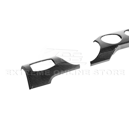 2015-23 Ford Mustang 3 AC DRY CARBON FIBER Dashboard Panel Trim image 15