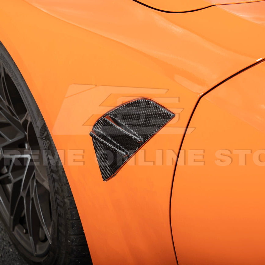 2021-Up BMW G80 M3 Factory Replacement Side Fender Vent Covers image 15