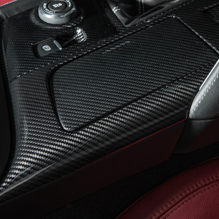 Corvette C7 | Carbon Fiber Center Console Bezel Cup Holder Trim Panel image 11
