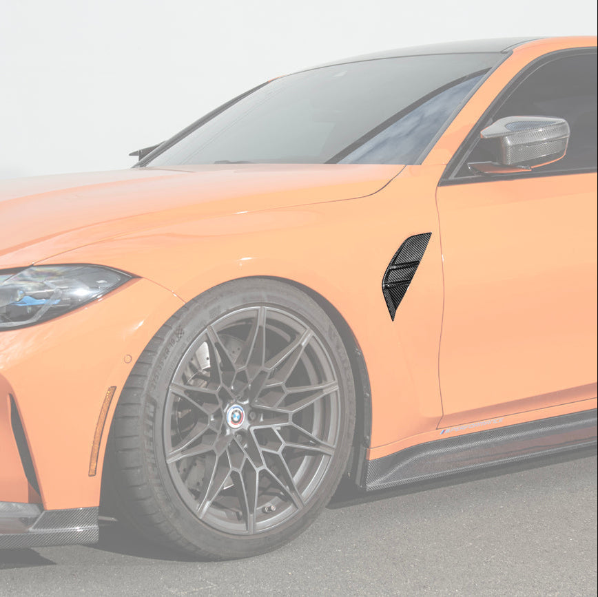 2021-Up BMW G80 M3 Factory Replacement Side Fender Vent Covers image 3