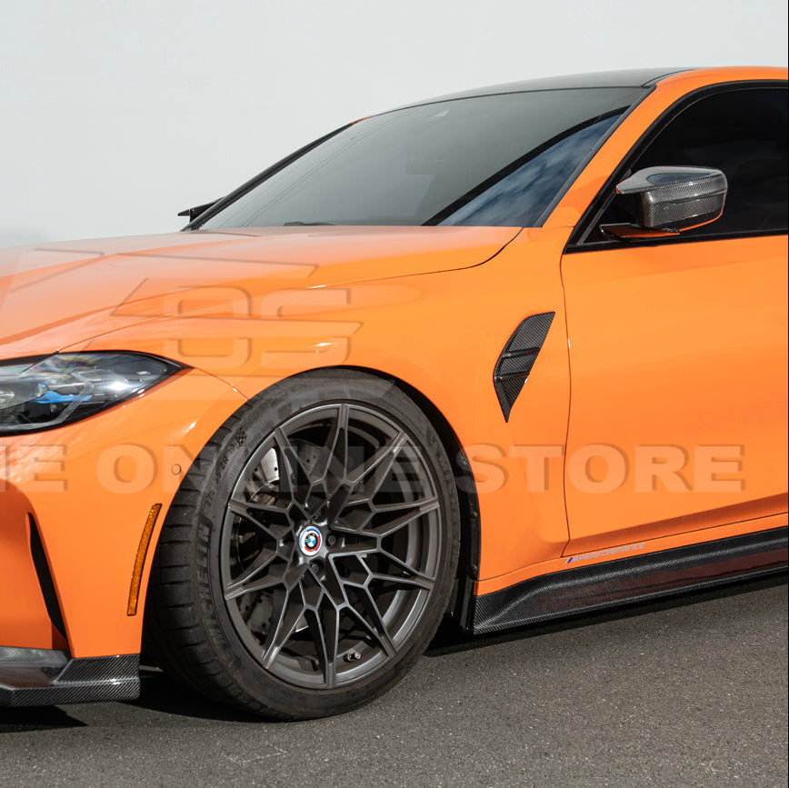 2021-Up BMW G80 M3 Factory Replacement Side Fender Vent Covers image 8