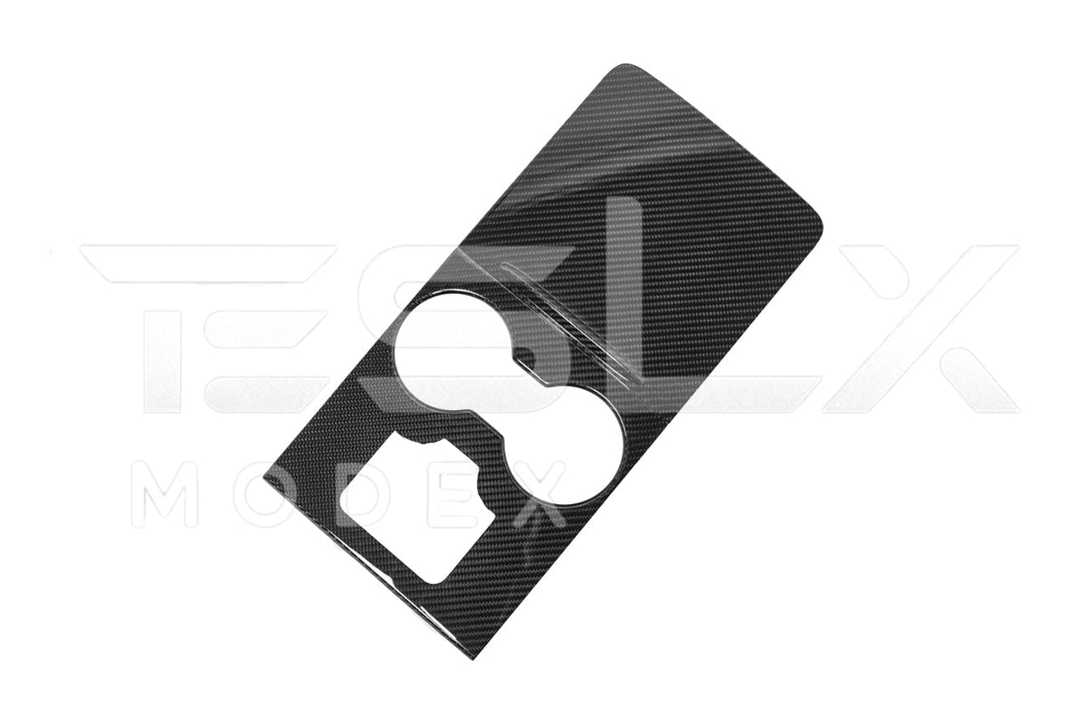 2020-23 Tesla Model 3 20-24 Y Carbon Fiber Interior Center Console Cover image 10