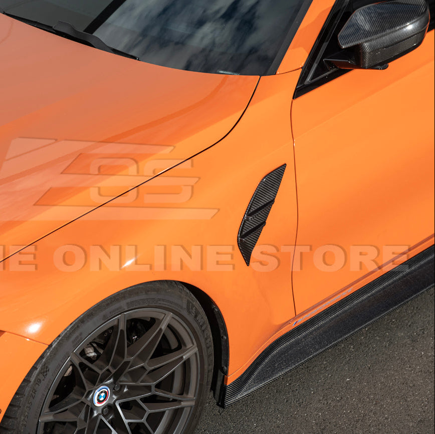 2021-Up BMW G80 M3 Factory Replacement Side Fender Vent Covers image 9