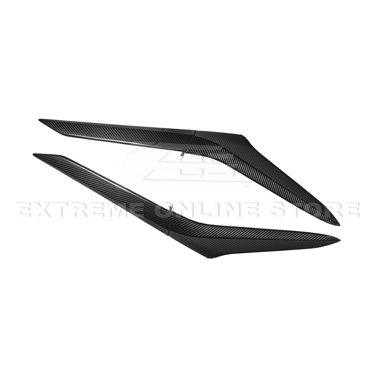 Corvette C8 Z06 DRY CARBON FIBER Replacement Side Door Garnish image 18