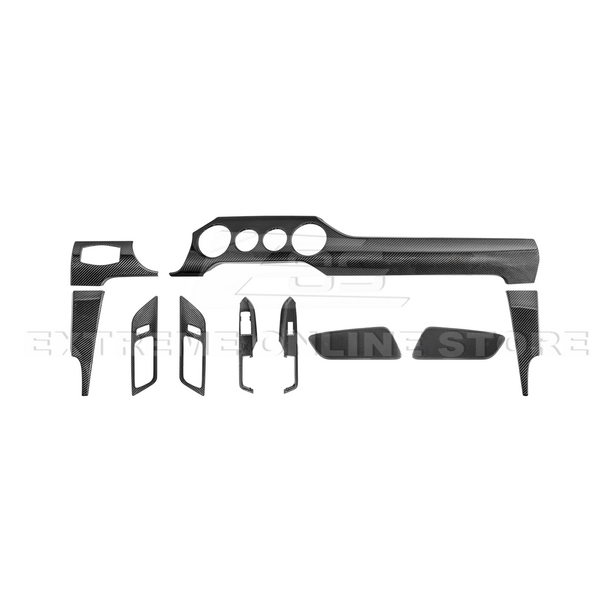 2015-23 Ford Mustang Interior Tape On Full Bundle Combo Set image 18