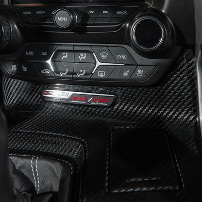 Corvette C7 | Carbon Fiber Center Console Bezel Cup Holder Trim Panel image 13