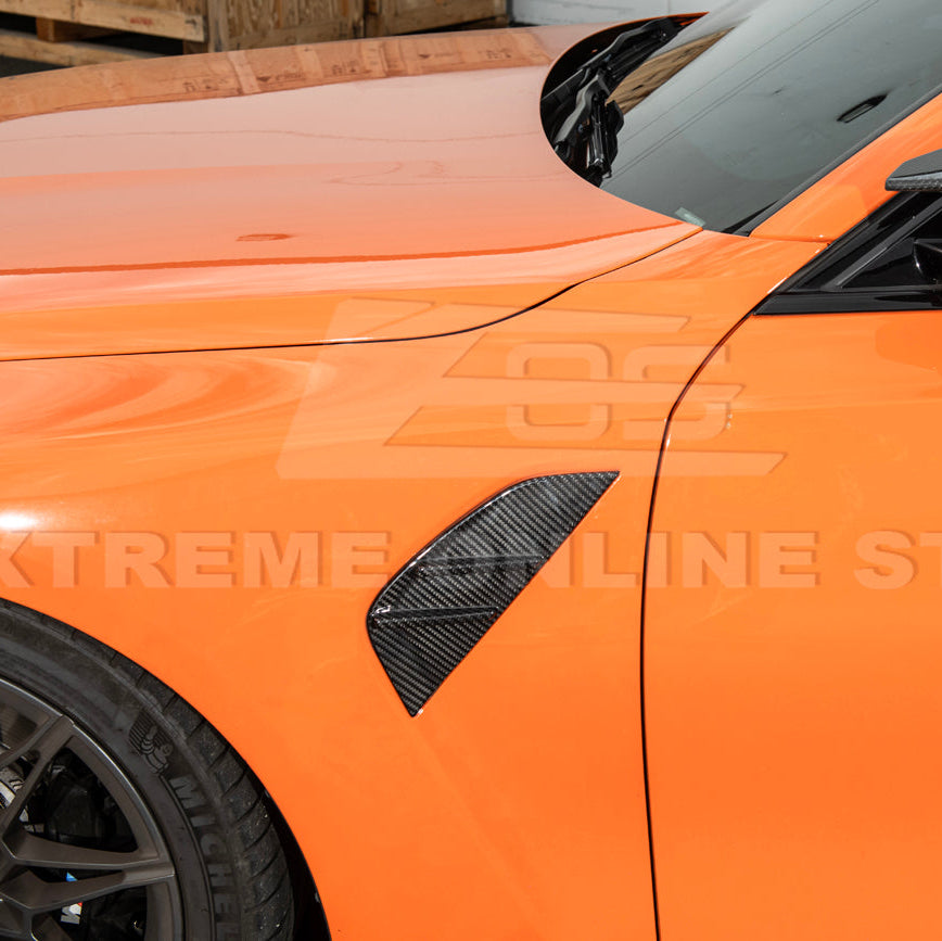 2021-Up BMW G80 M3 Factory Replacement Side Fender Vent Covers image 11