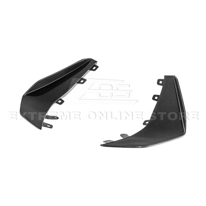 Chevrolet Corvette C8 Z06 / E-Ray DRY CARBON FIBER Front Side Canards image 20