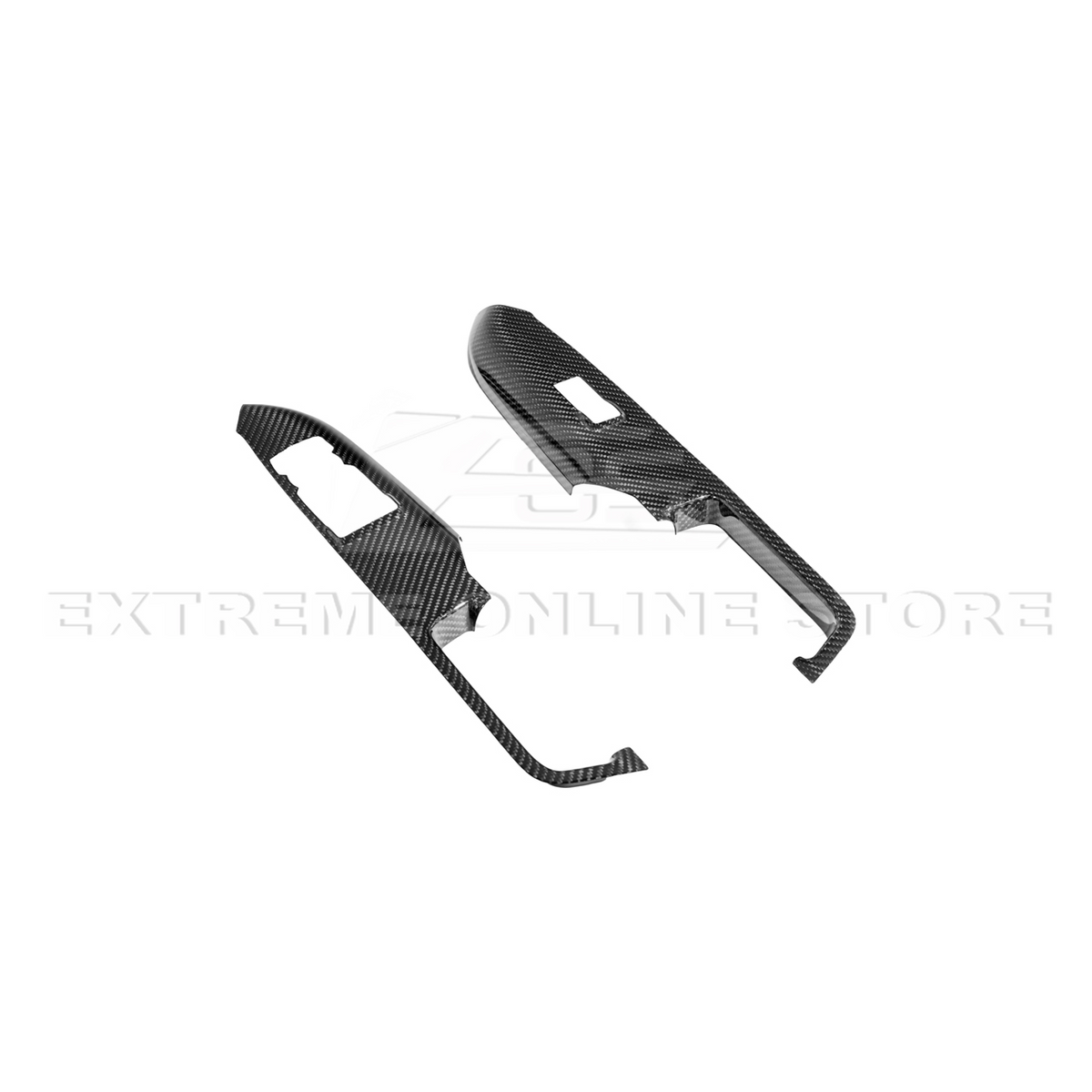 2015-up Ford Mustang DRY Carbon Fiber Side Door Glass Lifting Panel image 15