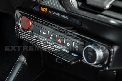 2024+ Ford Mustang DRY CARBON FIBER AC Control Panel Cover image 5