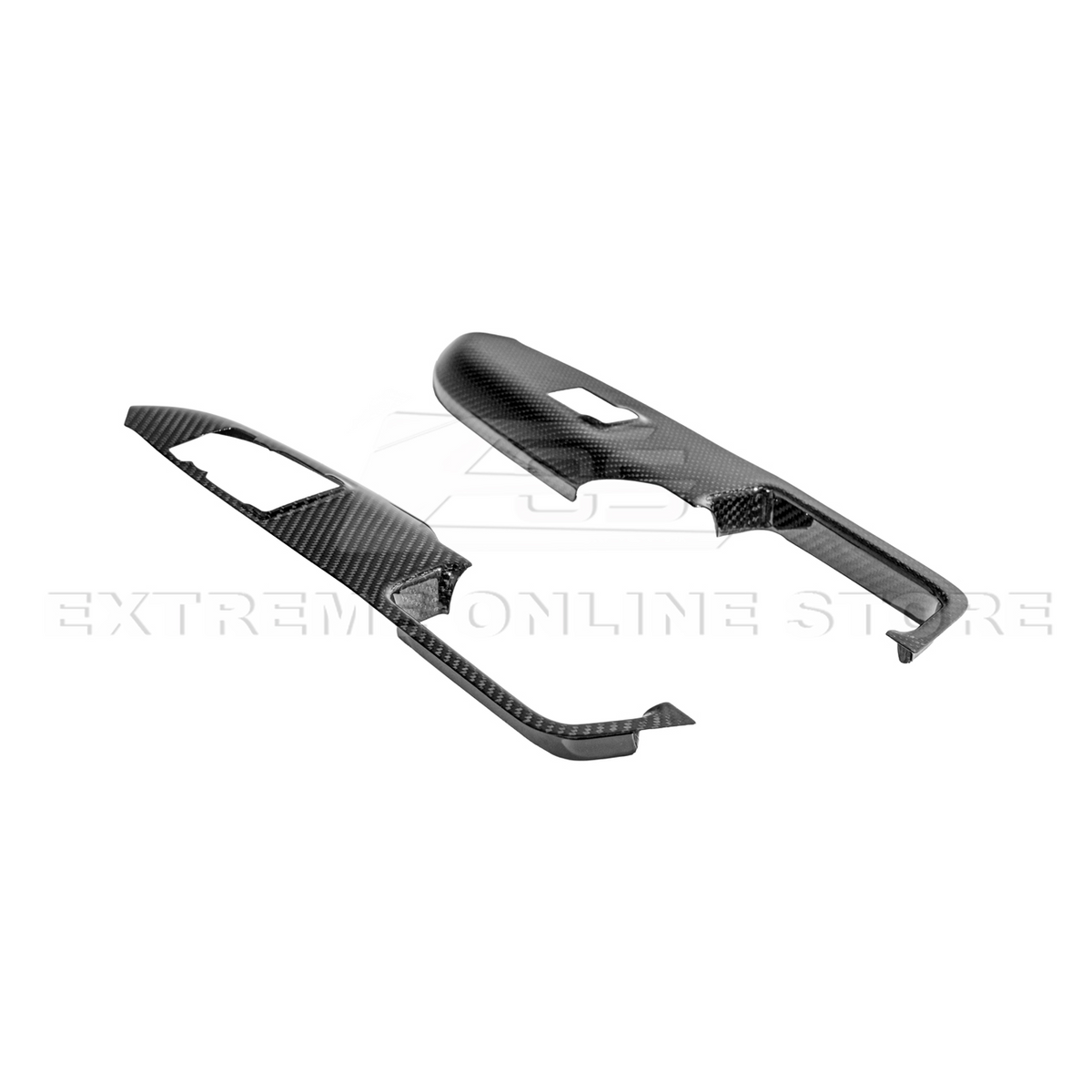 2015-up Ford Mustang DRY Carbon Fiber Side Door Glass Lifting Panel image 16