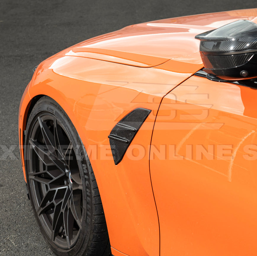 2021-Up BMW G80 M3 Factory Replacement Side Fender Vent Covers image 13