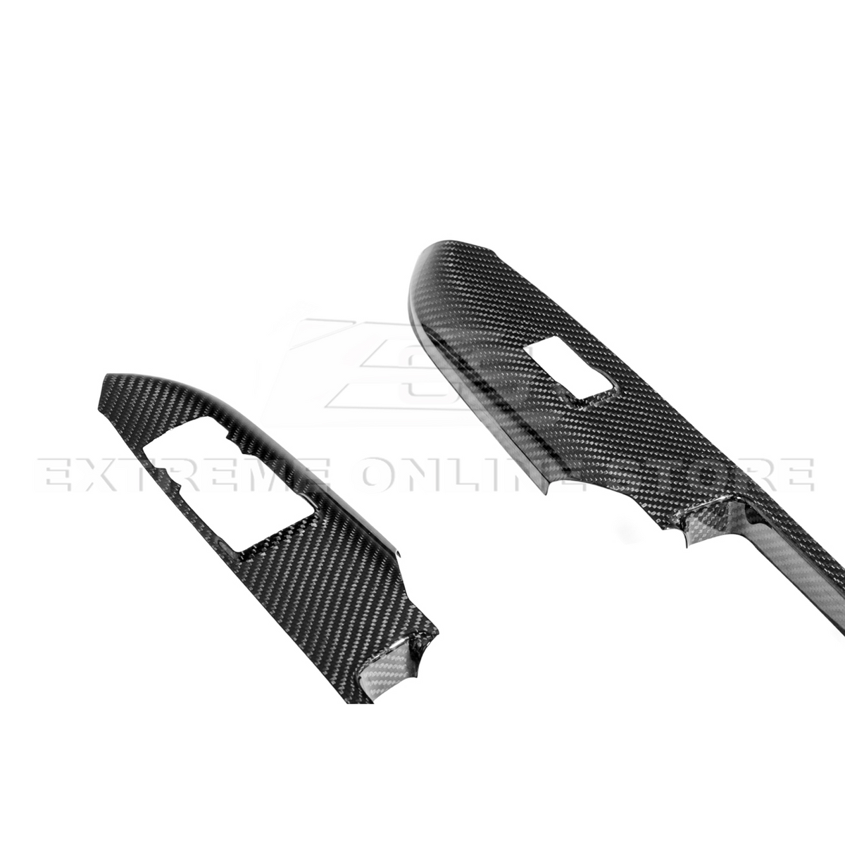 2015-up Ford Mustang DRY Carbon Fiber Side Door Glass Lifting Panel image 17