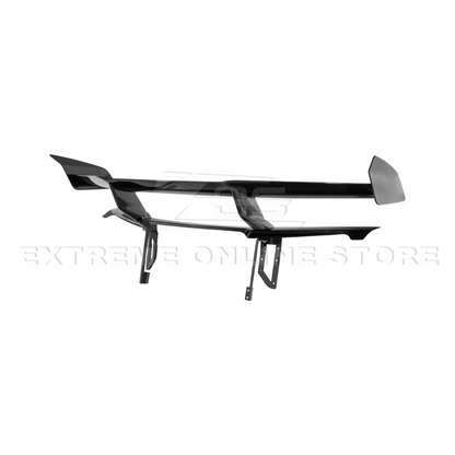 Corvette C8 ZR1 Style DRY CARBON FIBER Rear High Wing Spoiler Bracket image 79