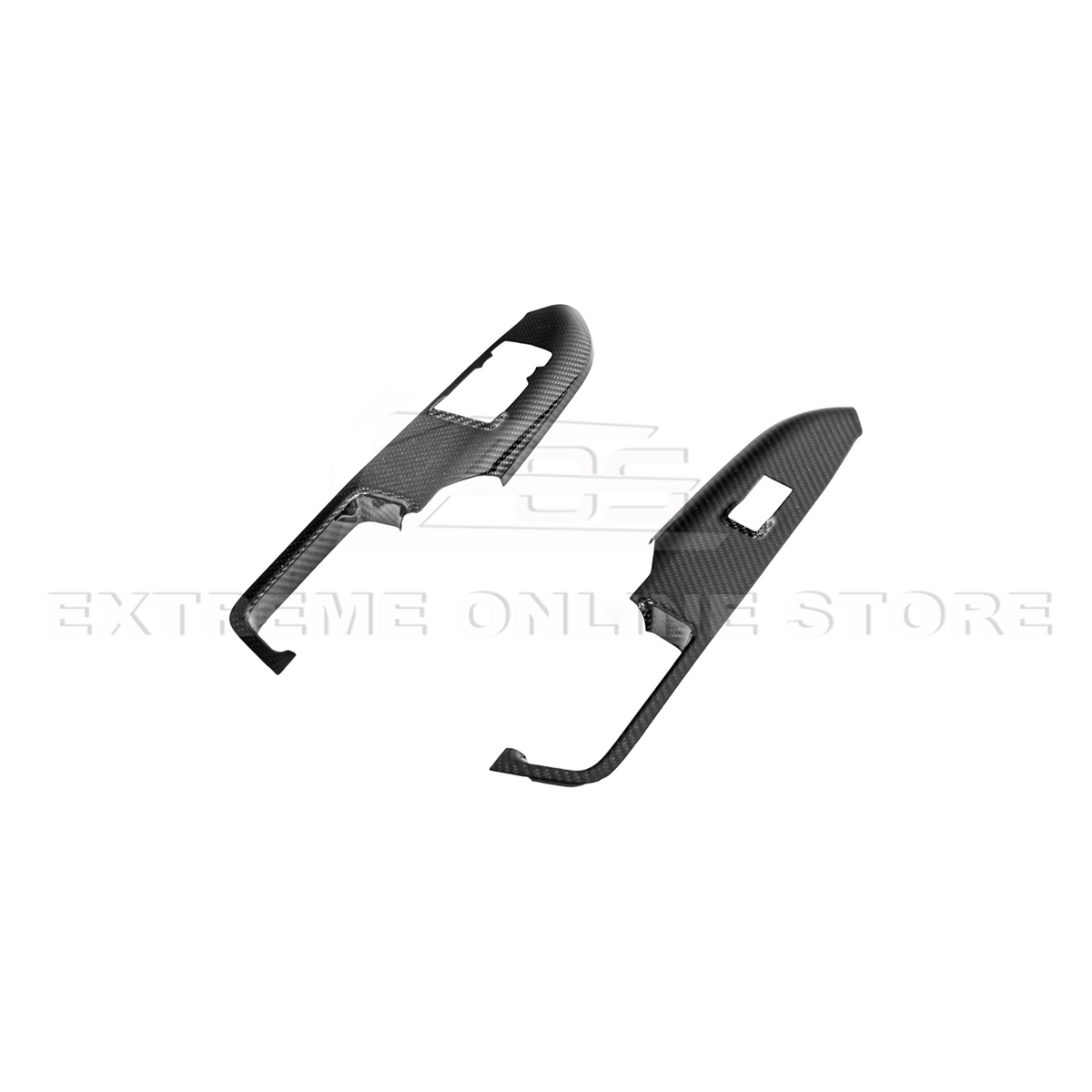 2015-up Ford Mustang DRY Carbon Fiber Side Door Glass Lifting Panel image 14