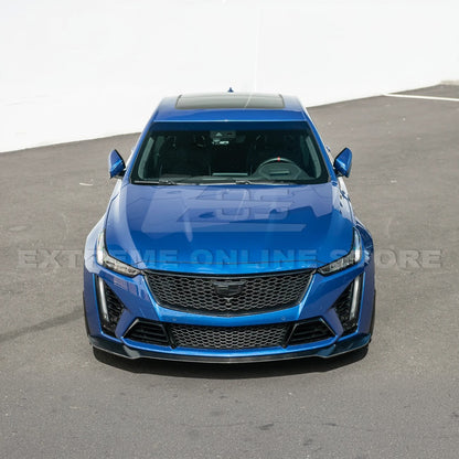 2020-Up Cadillac CT5-V Blackwing CARBON FIBER Front Splitter Side Wheel Arch image 6