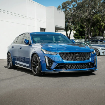 2020-24 Cadillac CT5-V Blackwing Front Lip Splitter & Winglets image 8
