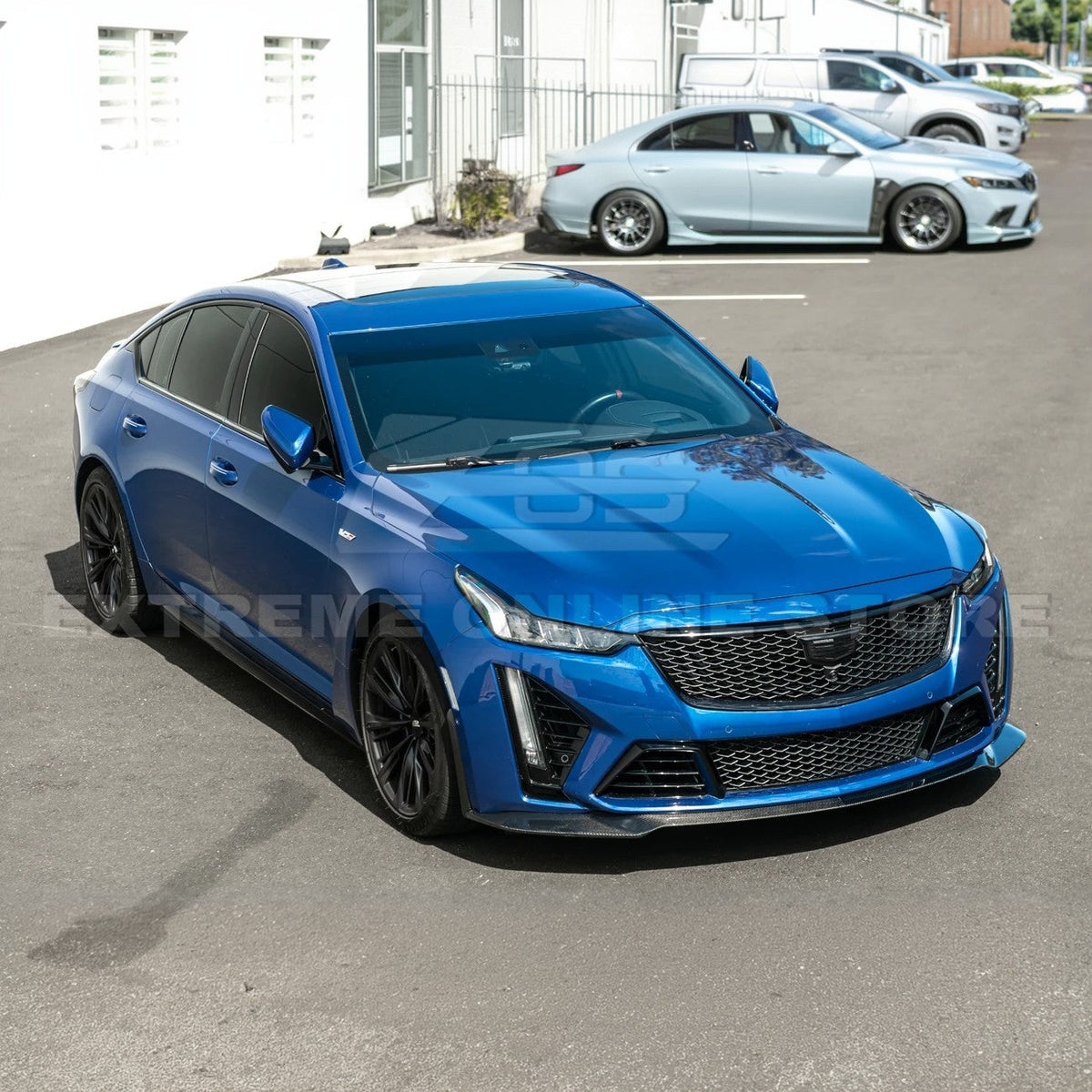 2020-Up Cadillac CT5-V Blackwing CARBON FIBER Front Splitter Side Wheel Arch image 7