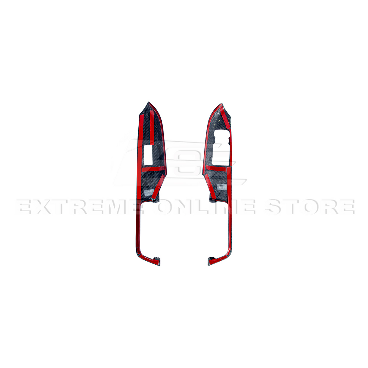 2015-up Ford Mustang DRY Carbon Fiber Side Door Glass Lifting Panel image 21