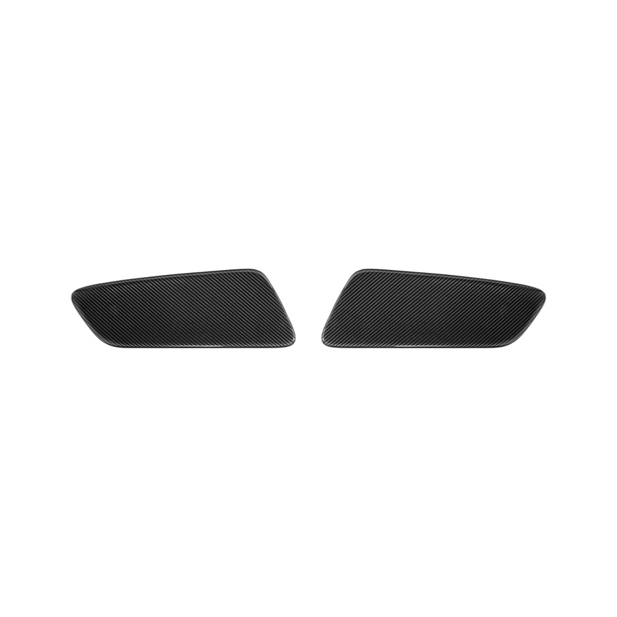 2015-23 Ford Mustang DRY CARBON FIBER Rear Seat Decorative Board Cover image 1