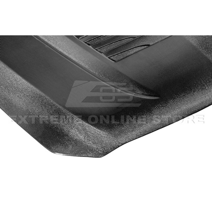 2020-Up Cadillac CT5 V | Blackwing CARBON FIBER Front Bumper Hood Vented Cover image 34